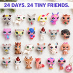 Mini Dieren Adventskalender 2026 - 24 Dierenfiguurtjes met Grote Ogen