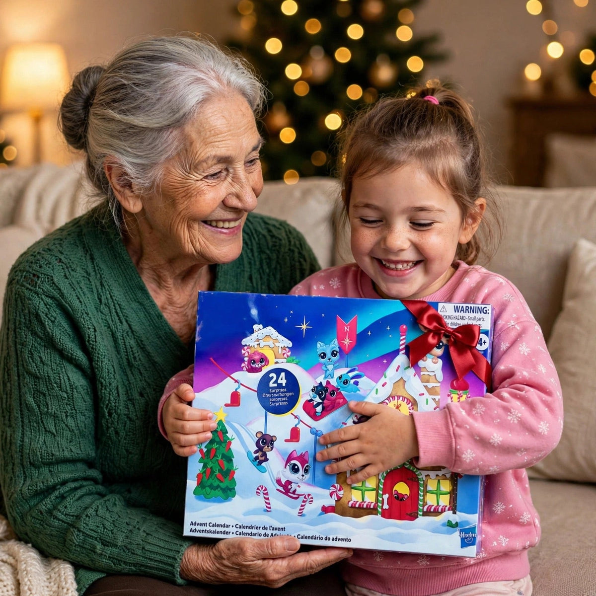 Mini Dieren Adventskalender 2026 - 24 Dierenfiguurtjes met Grote Ogen