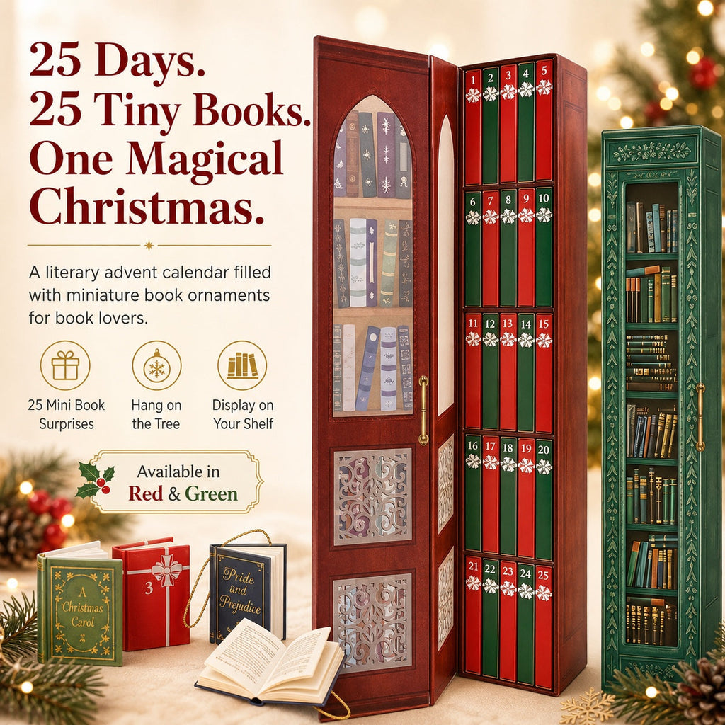 Miniboekjes Adventskalender 2026 - 25 Klassiekers voor Boekenliefhebbers