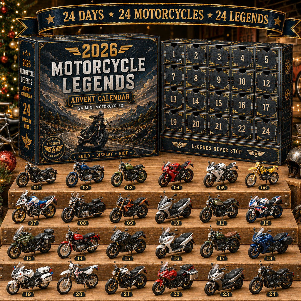Motorlegendes Adventskalender 2026 - 24 Mini Motoren