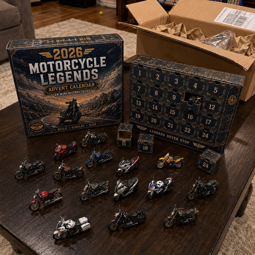 Motorlegendes Adventskalender 2026 - 24 Mini Motoren