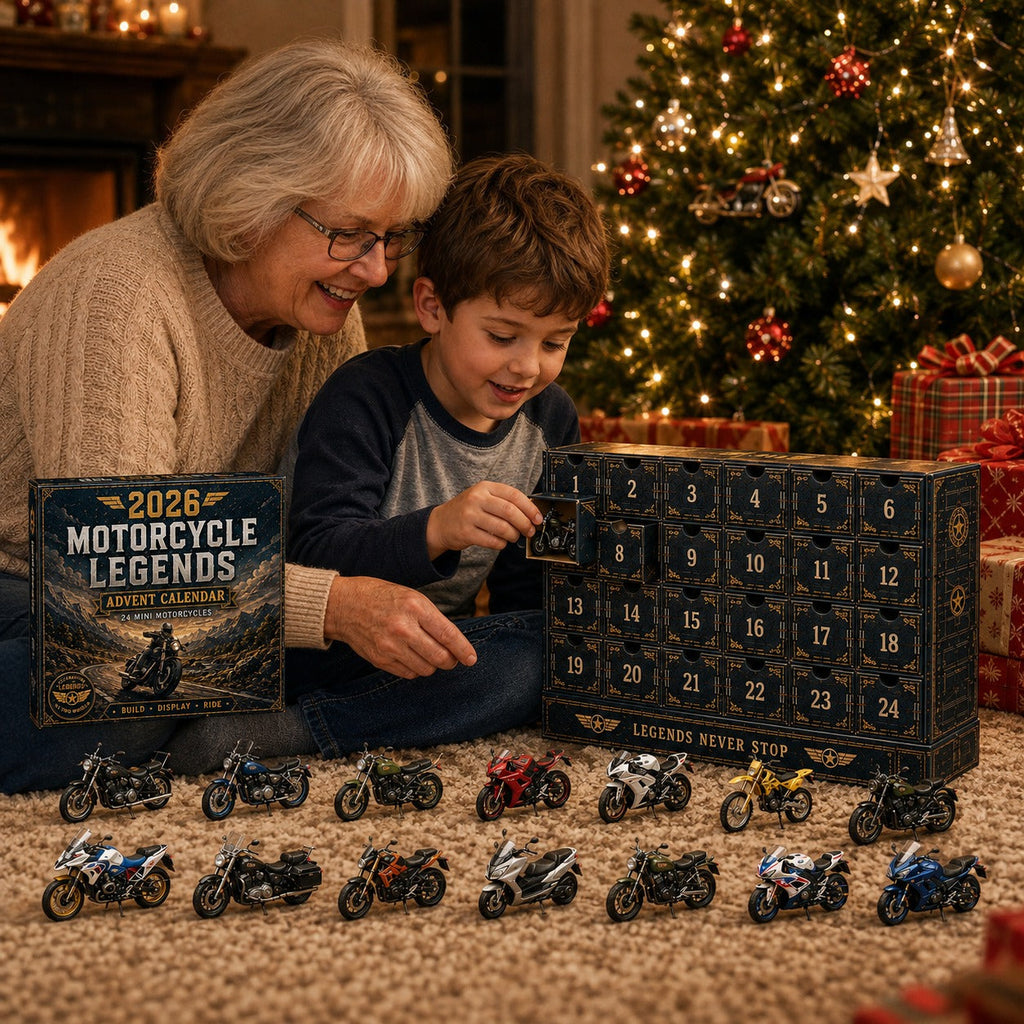 Motorlegendes Adventskalender 2026 - 24 Mini Motoren