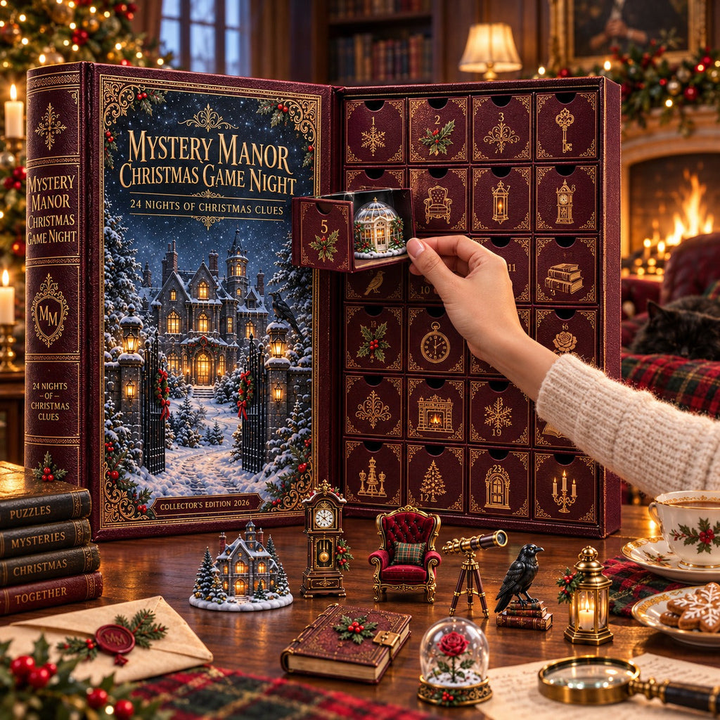 Mysterieus Landhuis Adventskalender 2026 - 24 Avonden Kerstaanwijzingen