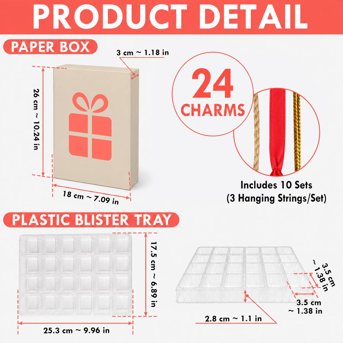 Nationale Parkdieren Adventskalender 2026 - 24 Acryl Dierenhangers
