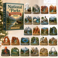 Nationale Parken Adventskalender 2026 - 24 Nationale Parken Kersthangers