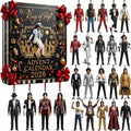 Glinsterende 2D-acryl hangfiguur van Michael Jackson in klassieke podiumkostuum-pose voor de kerstboom