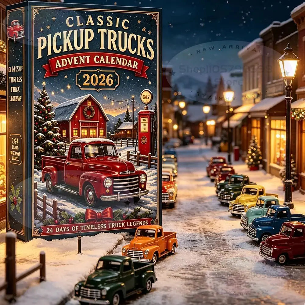 Adventskalender 2026 met 24 klassieke voertuigen, vrachtwagens en militaire machines 4