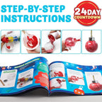 Knutsel-adventskalender 2026 met scharen, lijm, keycords, verf en aquarelpotloden voor kinderen 3