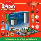Knutsel-adventskalender 2026 met scharen, lijm, keycords, verf en aquarelpotloden voor kinderen 6