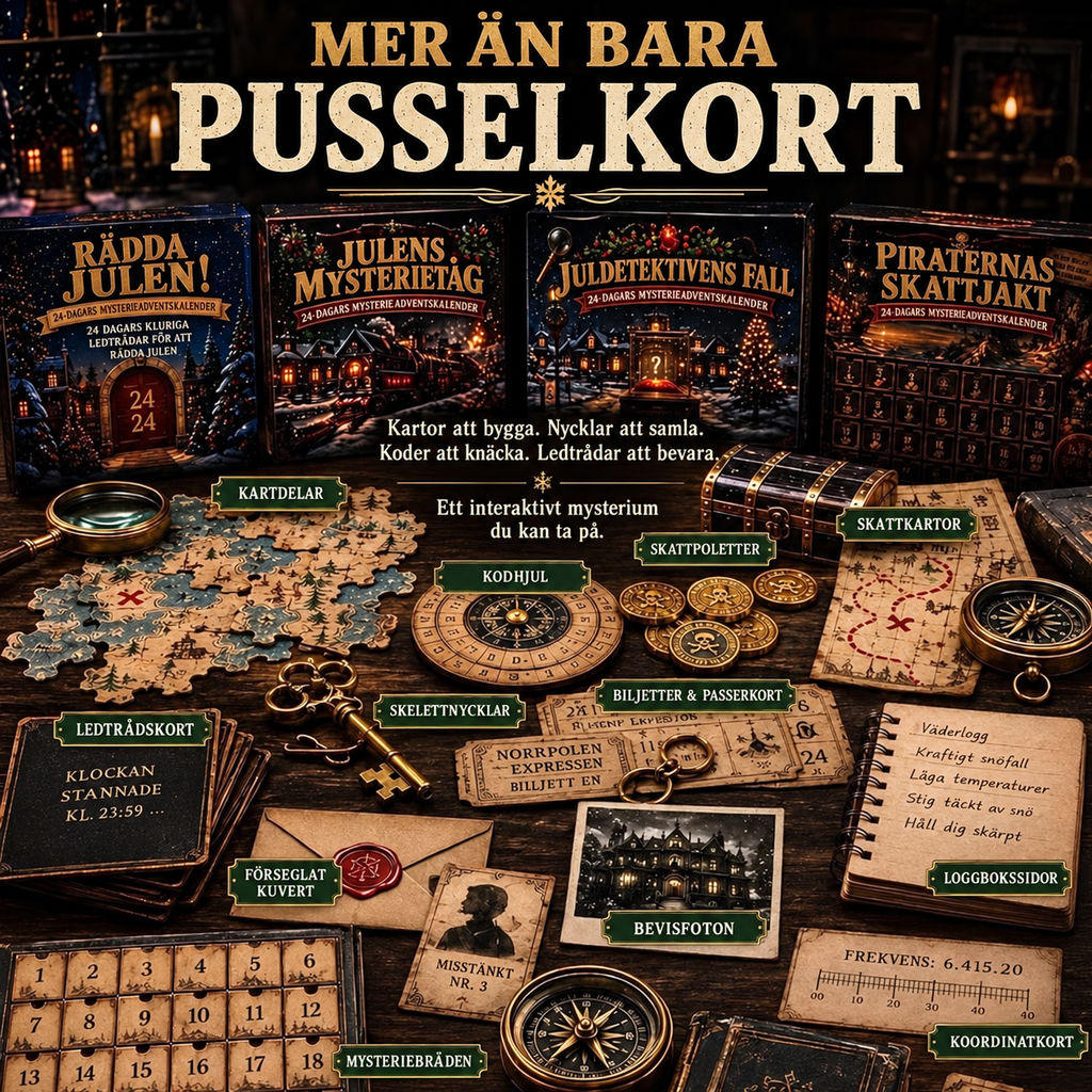 Detective-adventskalender met 24 dagen mysterieraadsels en dagelijkse aanwijzingen 4