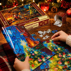 Feestelijke kerstpuzzel-adventskalender 2026 met 1008 stukjes en 24 adventsverrassingen 8