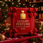 Luxe parfum-adventskalender met 24 glinsterende decoratieve flacondesigns en ornamenten