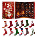 Kerst-adventskalender 2026 met 24 paar feestelijke warme sokken voor dames en heren 2