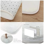 Kerst-entreemat met kerstman, eland en kerstboom, antislip onderkant 4