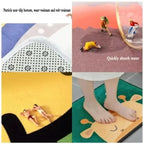 Kerst-entreemat met kerstman, eland en kerstboom, antislip onderkant 5
