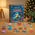 Oceaanwonderen Adventskalender 2026 - 24 Acryl Zeedierornamenten
