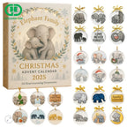 Olifantenfamilie Adventskalender 2026 - 24 Hartverwarmende Hangers
