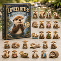 Otter Adventskalender 2026 - 24 Acryl Otterhangers
