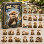 Otter Adventskalender 2026 - 24 Acryl Otterhangers