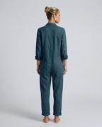 Stijlvolle lange mouwen jumpsuit met knopen aan de voorkant voor dames. 8