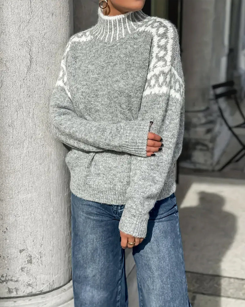 Damen Waffelpullover uit dik Doppelstrick met kuschelige Innenseite 7