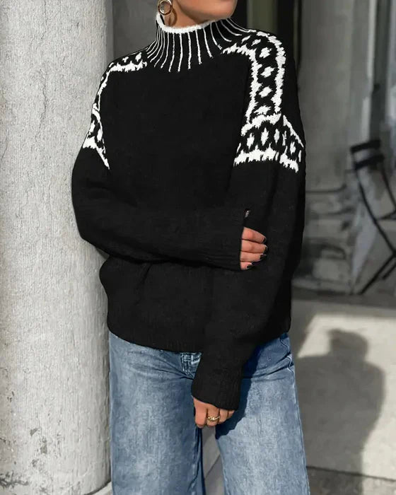 Damen Waffelpullover uit dik Doppelstrick met kuschelige Innenseite 9