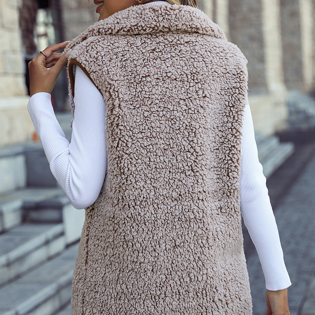 Dames Cardigan met Kapuze en Taschen Jully Warm afbeelding 5