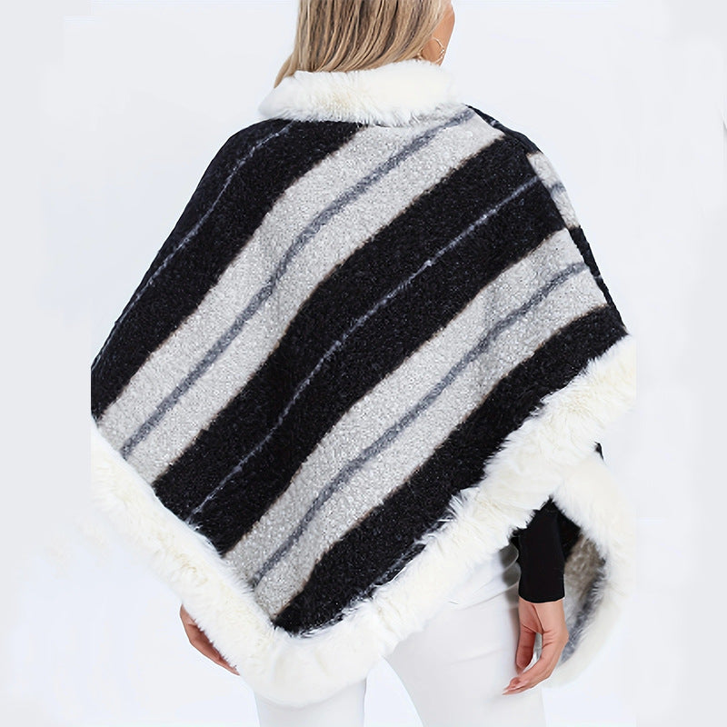 Dames elegante pelzpullover van zacht veganistisch fell in vloeiende pasvorm. 5
