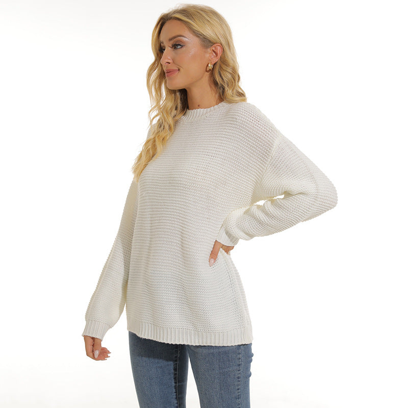 Elegante damespullover met gestructureerd breipatroon. 2