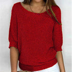 Dames pullover met U-boot uitsnijding in comfortabele stijl. 2