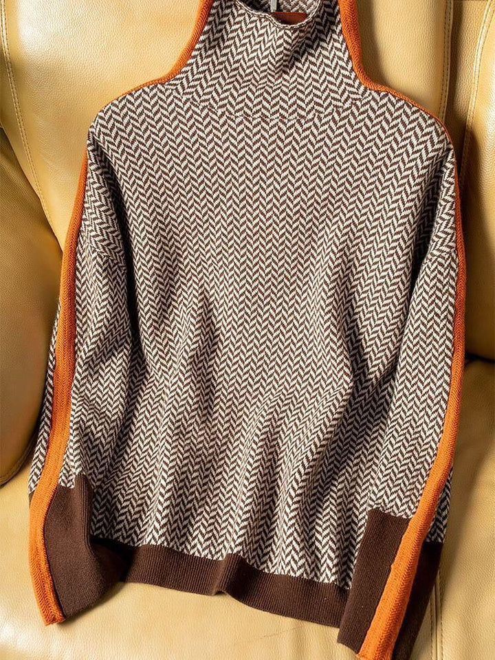 Stijlvolle dames rollkragenpullover in tijdloze elegantie. 3