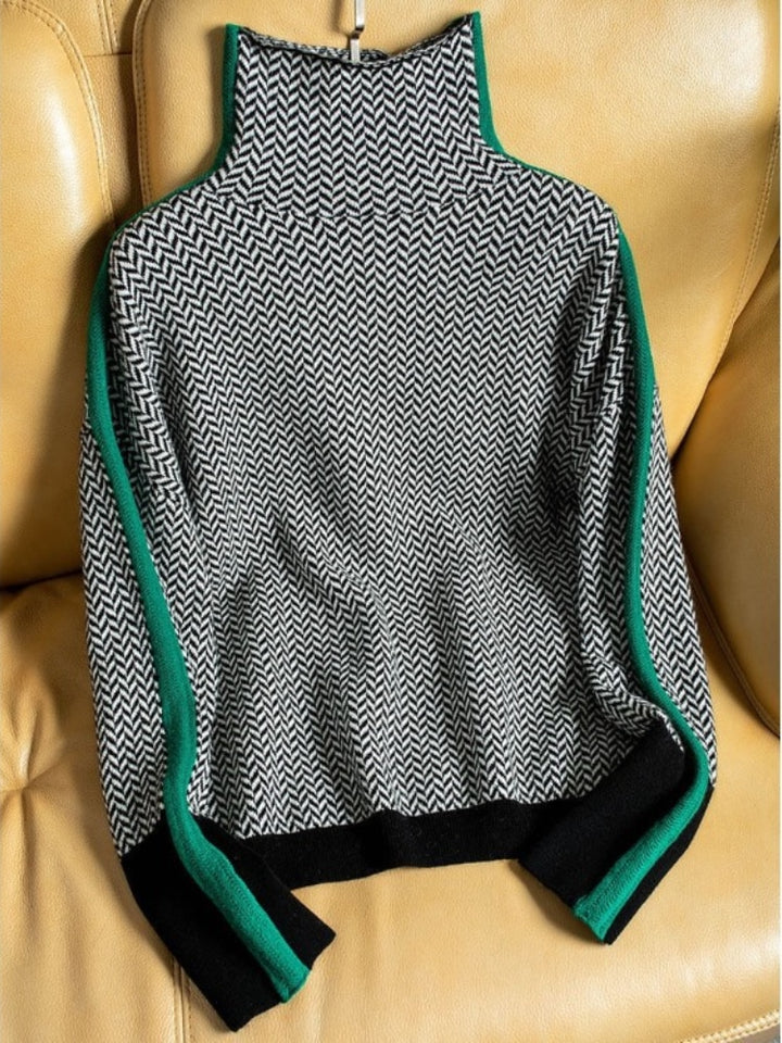 Stijlvolle dames rollkragenpullover in tijdloze elegantie. 4