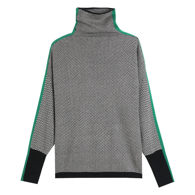 Stijlvolle dames rollkragenpullover in tijdloze elegantie. 5