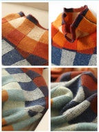 Stijlvolle dames rollkragenpullover met elegant snit in gebreide stof. 6
