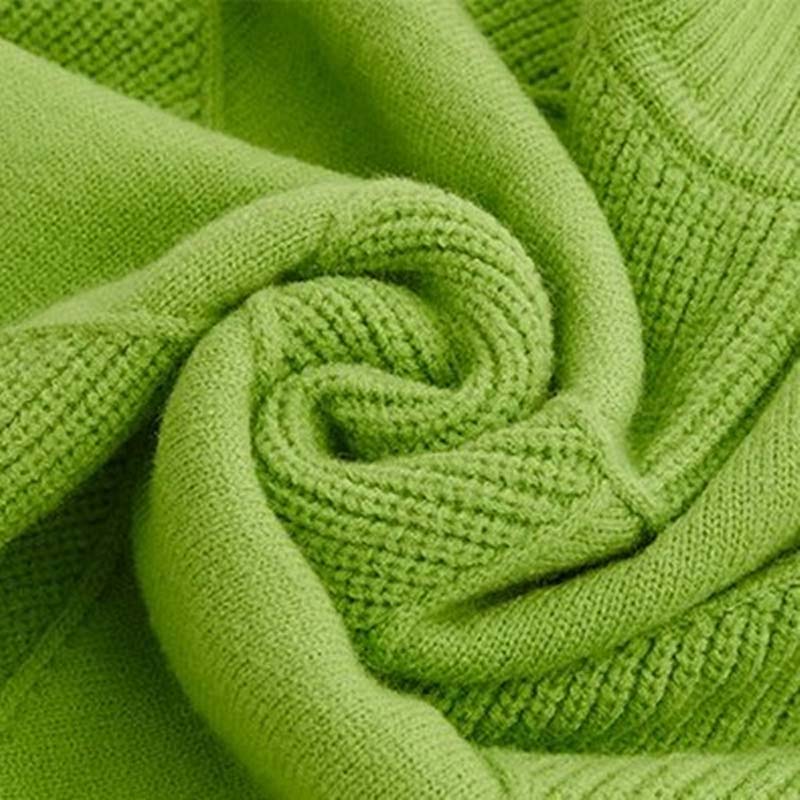 Dames rollkragenpullover van zachte strikstof met comfortabele val. 6