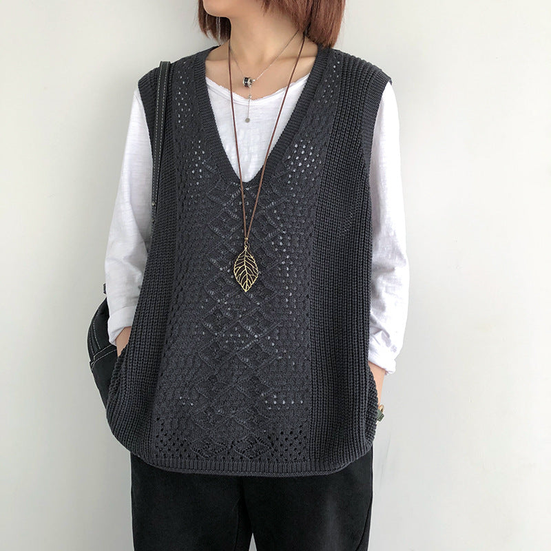 Dames strickjacke in oversize-stijl uit zacht materiaal, elegant ontwerp. 6