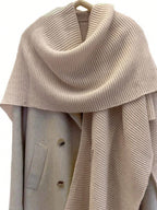 Dames strickjacke met klein V-hals in Caqui kleur 6