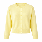 Comfortabele dames strickjacke met knopen in verschillende kleuren. 10