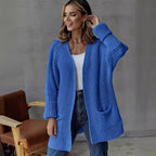 Dames strickjacke met praktische zakken in verschillende kleuren. 4