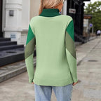 Elegante dames strickpullover met hooge kraag, perfect voor elke gelegenheid. 5