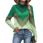 Elegante dames strickpullover met hooge kraag, perfect voor elke gelegenheid. 6