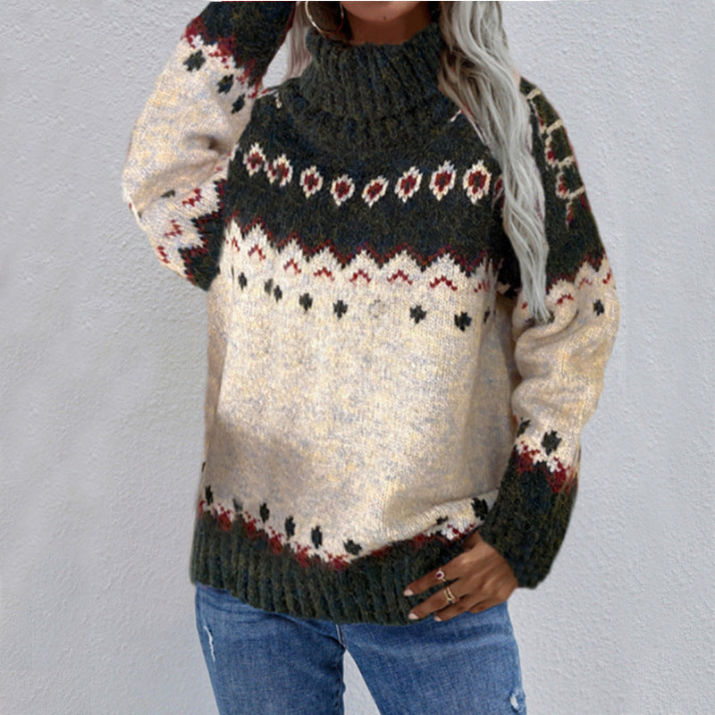 Dames Strickpullover met Fair-Isle-Muster uit dikke Strickware 2
