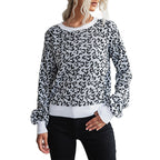 Elegante dames strickpullover met leopardenpatroon, perfect voor elke gelegenheid. 6