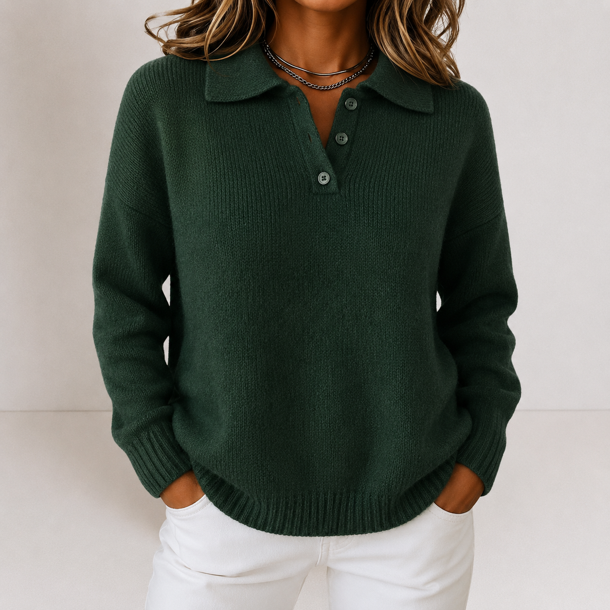 Dames Strickpullover met Polokragen Jully in verschillende kleuren 7