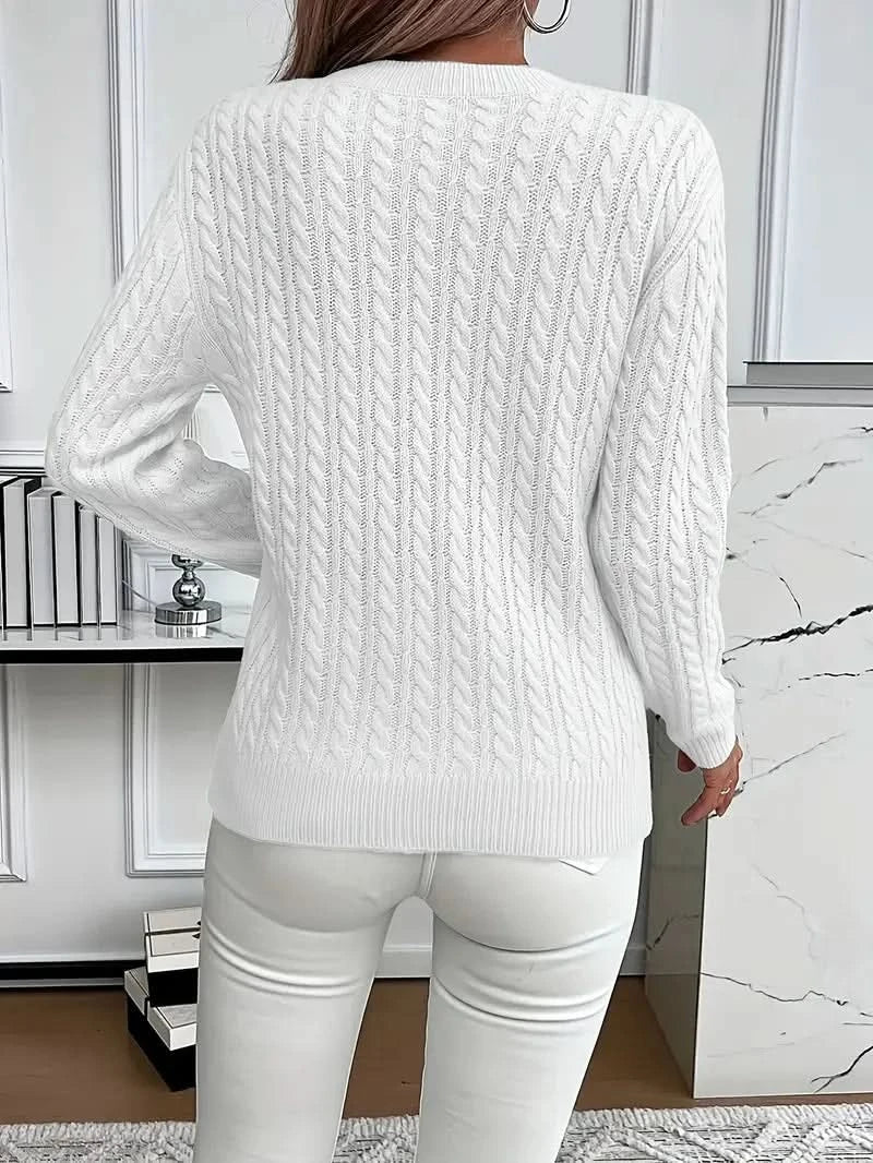 Dames Strickpullover met Rundhalsausschnitt Jully in verschillende kleuren. 2