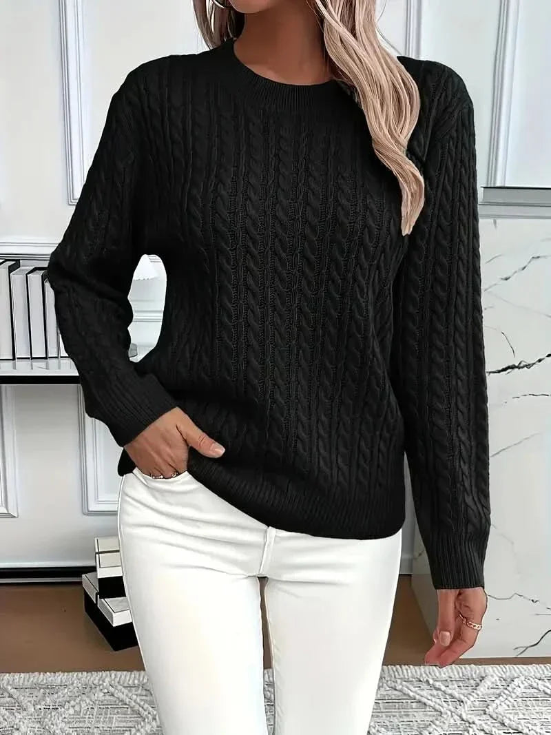 Dames Strickpullover met Rundhalsausschnitt Jully in verschillende kleuren. 8
