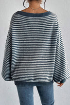 Dames strickpullover met schultervrij Ausschnitt in elegant design 3
