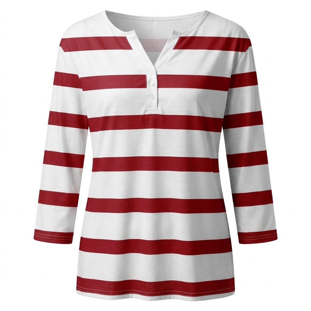 Elegante dames strickpullover met V-ausschnitt in lichtgewicht materiaal. 7