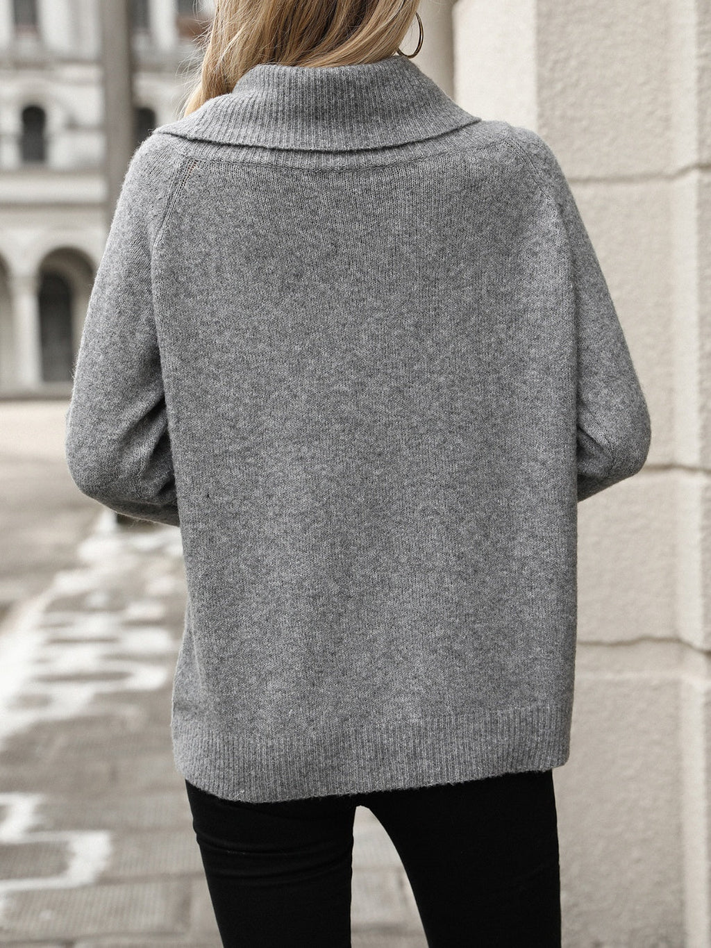 Elegante dames strickpullover met wandelbare uitsnijding in zachte strick. 2
