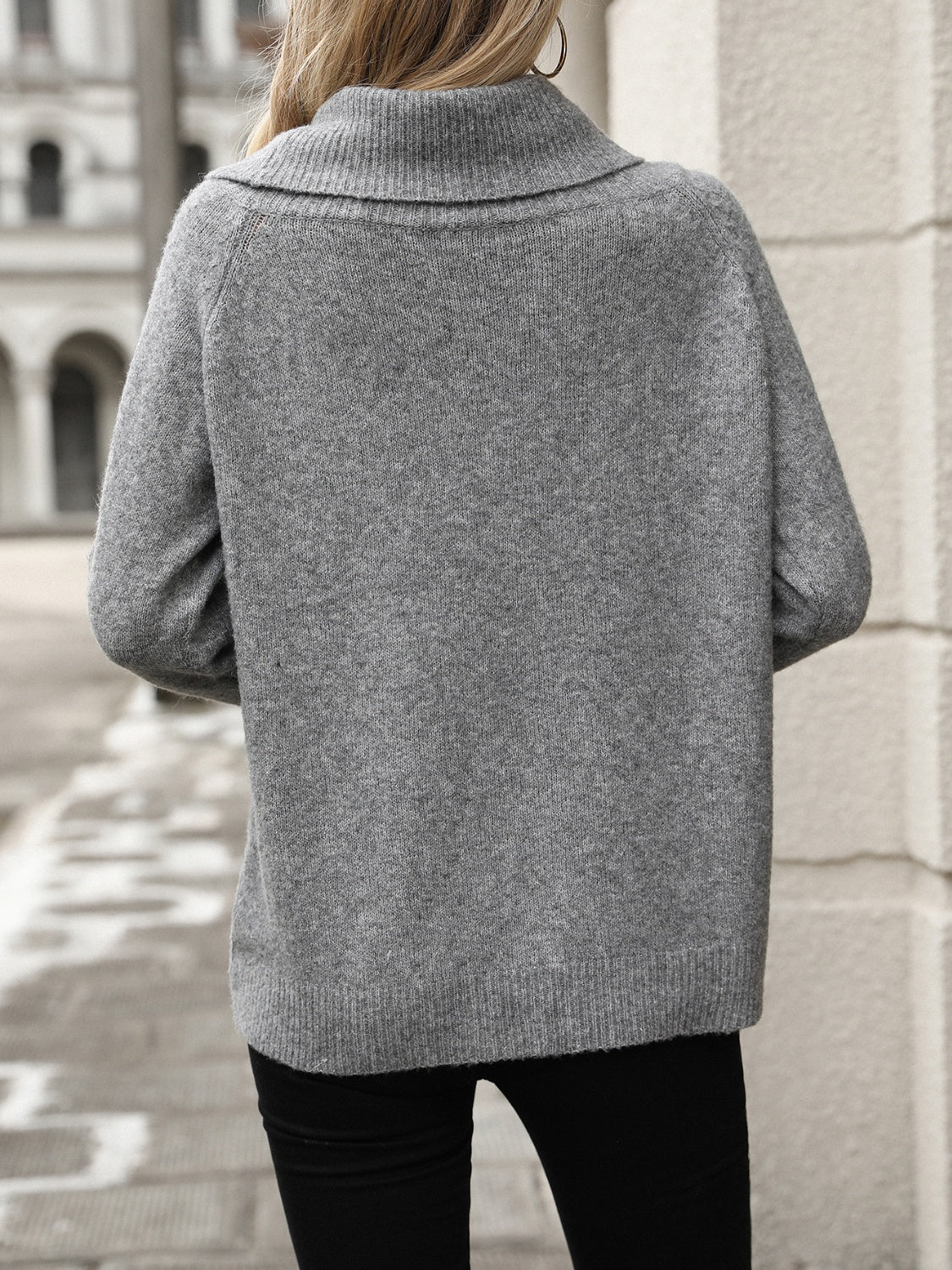 Elegante dames strickpullover met wandelbare uitsnijding in zachte strick. 2